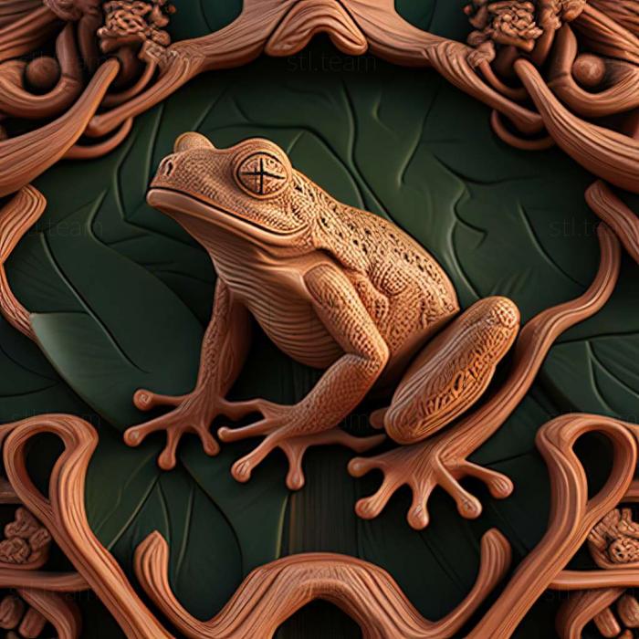 3D model frog (STL)